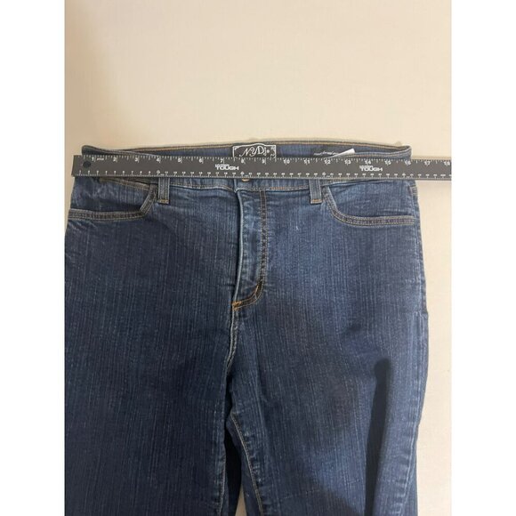 NYDJ Premium Denim Wide Leg Dark Wash Jeans Sz 12 - Picture 5 of 7